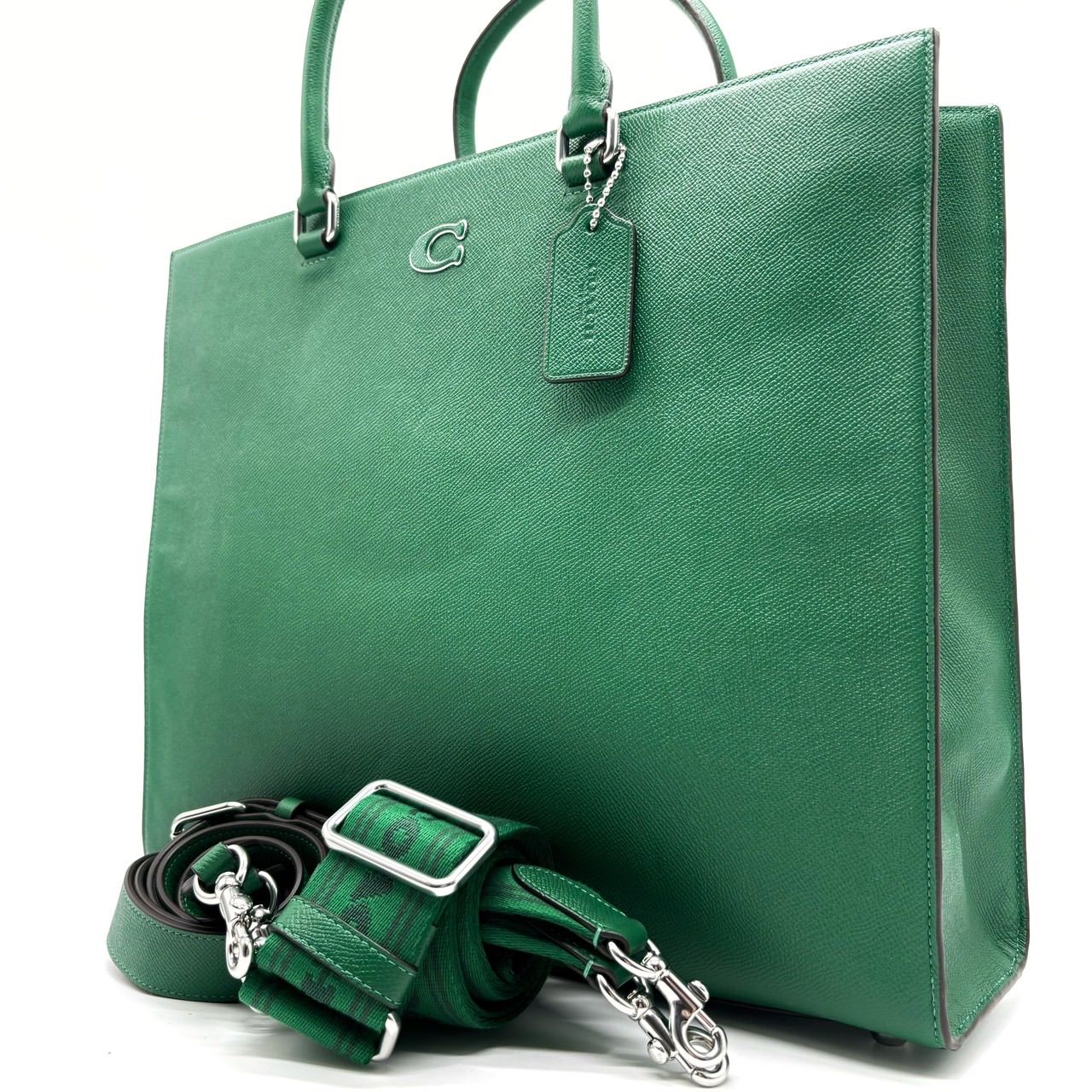 COACH ビジネスバッグ バイカラー ショルダー 2WAY ブリーフケース