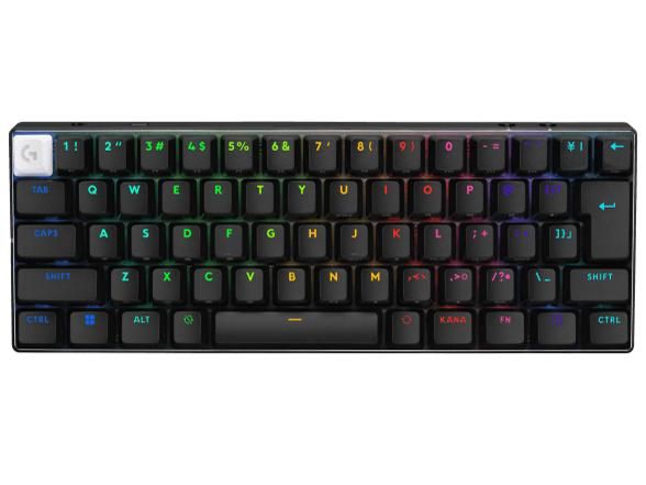 4営業日で発送 LOGICOOL ロジクール GPKB60001TCBK GPKB60001TCBK PRO X 60 LIGHTSPEED ワイヤレスゲーミングキーボード ブラック G-PKB-60-001TCBK