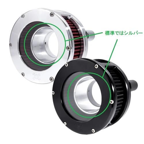 BA エアクリーナー用 1-3 8” VELOCITY STACK レッド