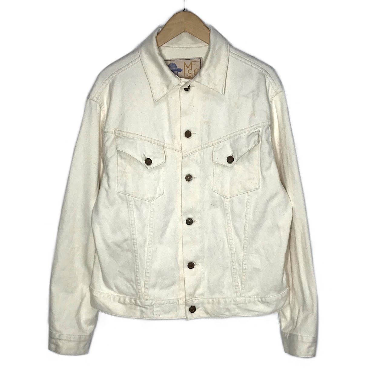 【倉吉店】 中古 MISTER FREEDOM | ミスターフリーダム その他アウター SELVAGE PIQUE COWBOY JACKET カウボーイジャケット SC14364 ホワイト サイズ：42 【93】 倉吉店】MISTER FREEDOM | ミスターフリーダム SELVAGE PIQUE COWBOY