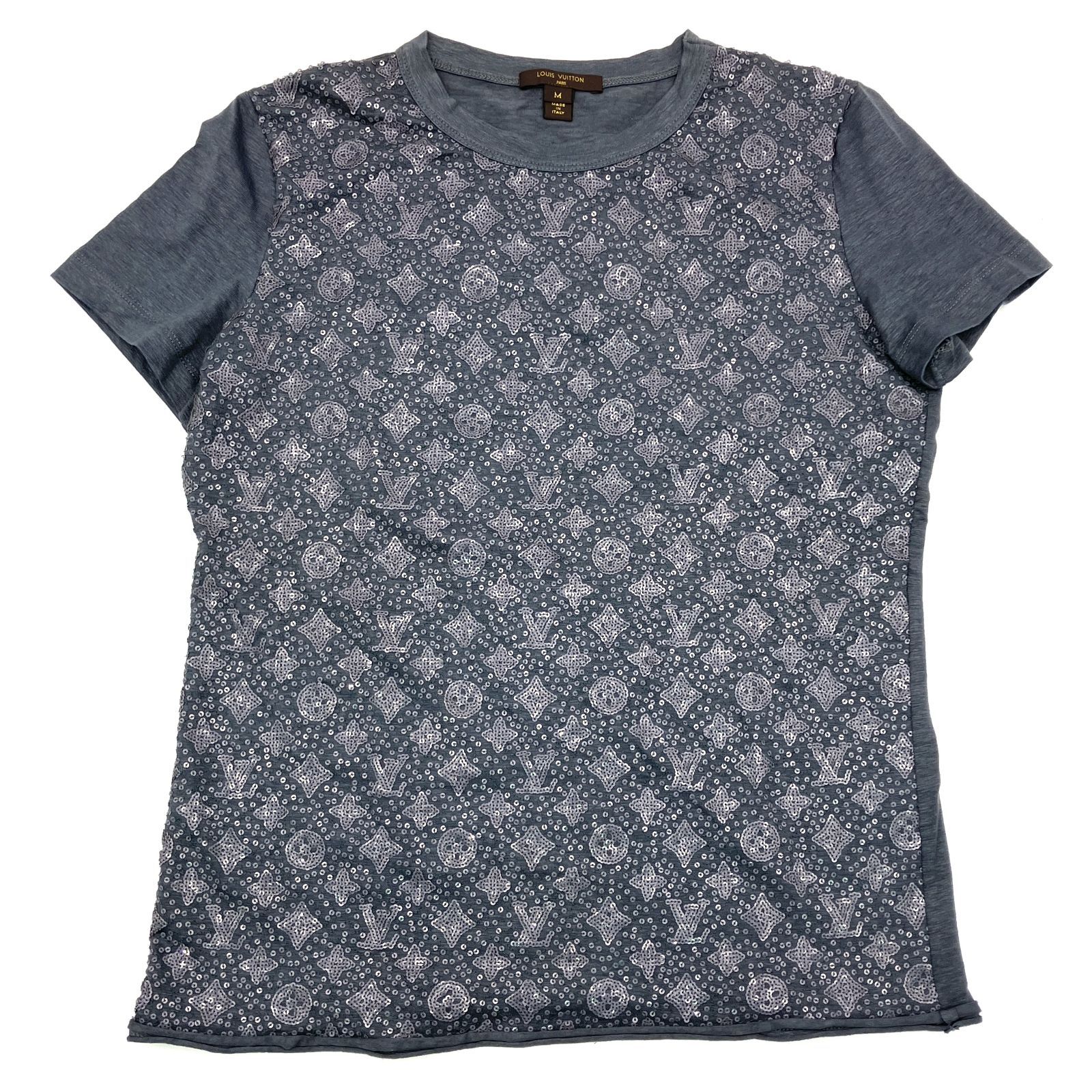 LOUIS VUITTON ルイヴィトン Tシャツ モノグラム スパンコール D