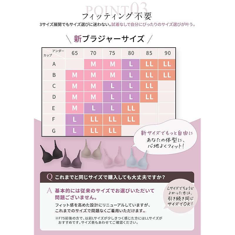 グラマラスパッツ モデル もちフィット ブラジャーパカパカしない ナイトブラ もちフィット 公式 シームレス レディース 下着 レディース インナー 単品 ノンワイヤーブラジャー MOCHI-FIT リニューアル M L LL 3サイズ YB 0