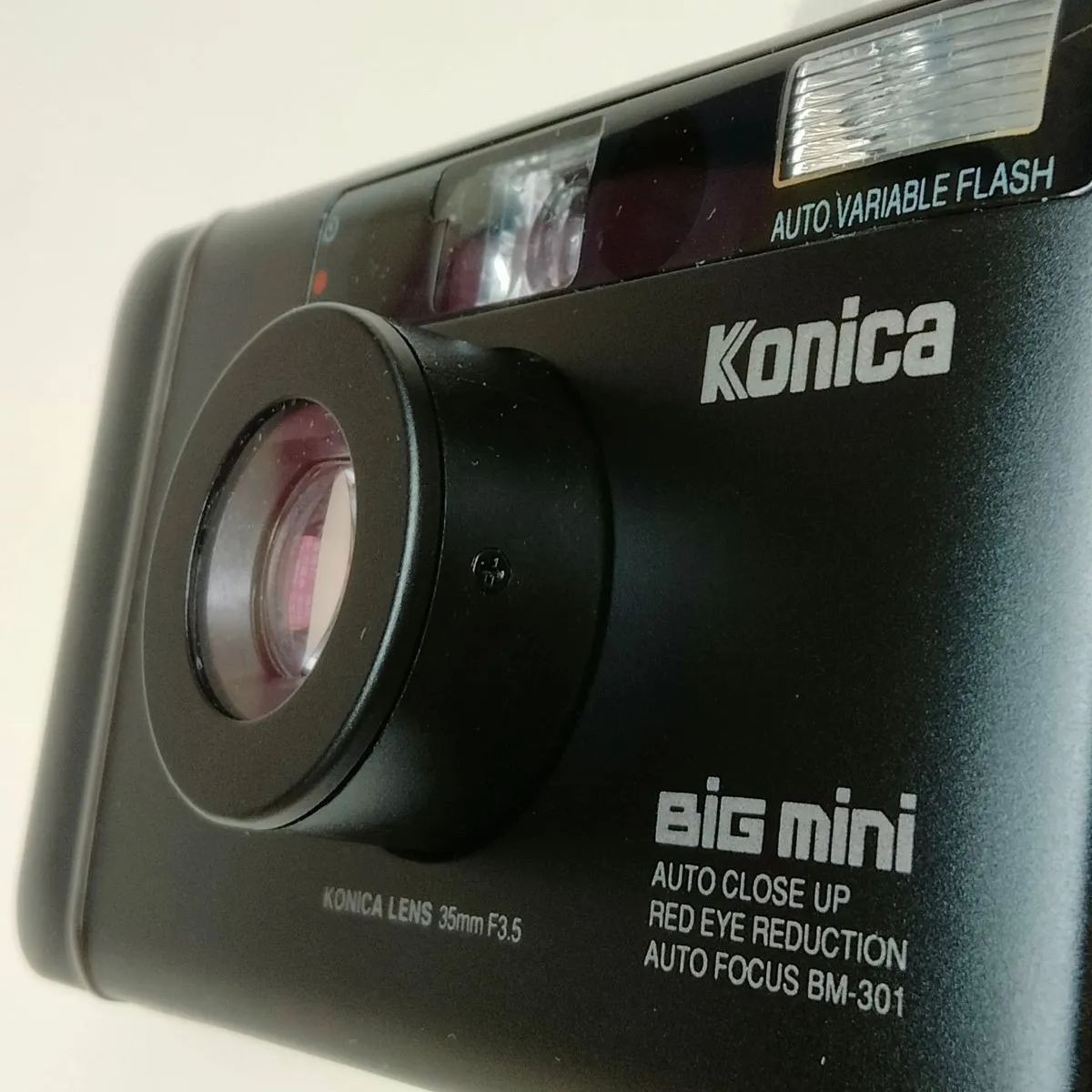 お宝美品 電池交換 正常稼働】KONICA コニカ BiG mini BM-301 ブラック 