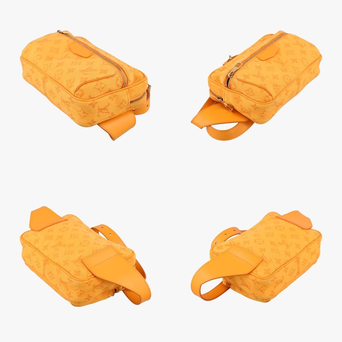 VuittonバムバッグアウトドアオレンジデニムM44623FO2149 ICチップ