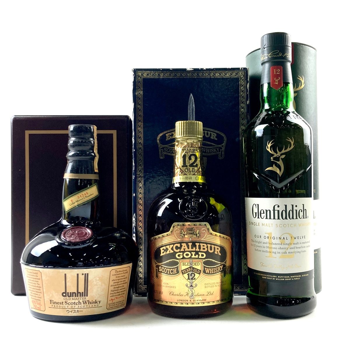 古酒未開栓 グレンフィディック Glenfiddich 750ml 3本セット 古酒