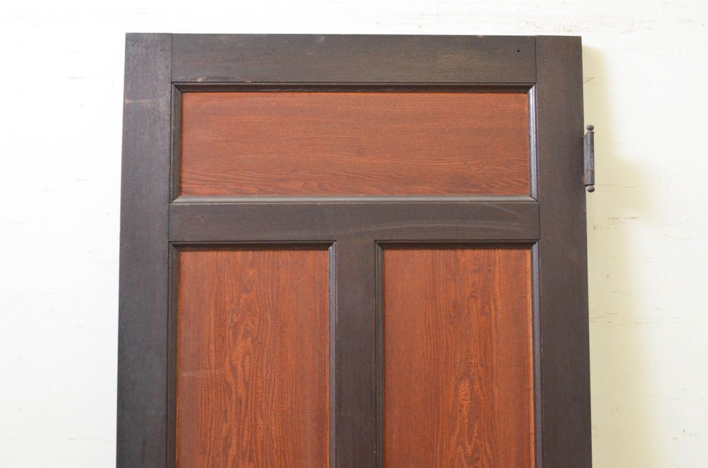 ▽現状販売▽ ドア1枚 アンティーク建具 大正ロマン 古い洋館 扉 木製 