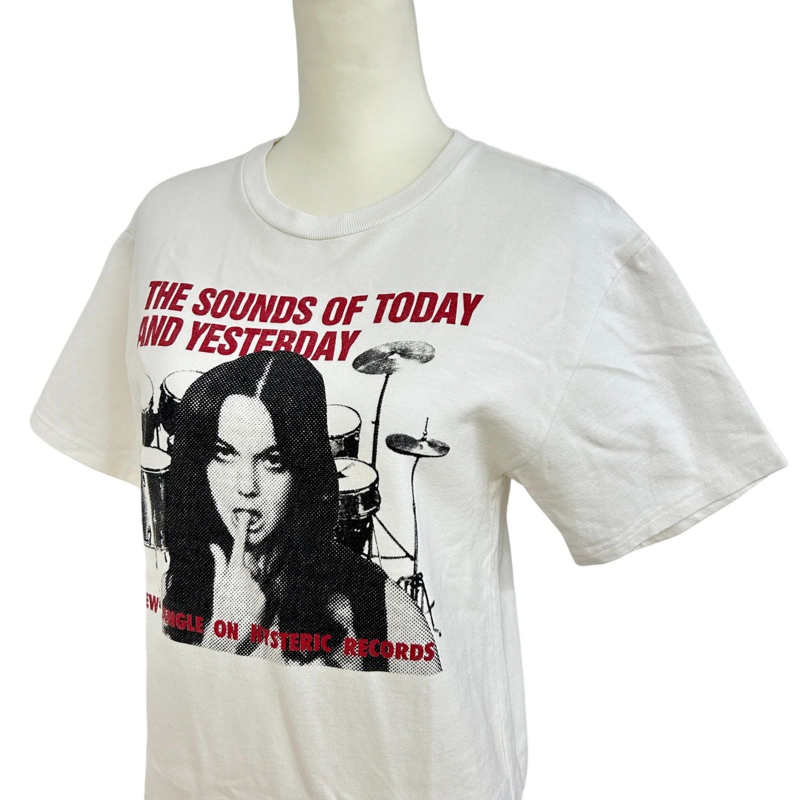 ☆美品☆ HYSTERIC GLAMOUR ヒステリックグラマー Tシャツ 半袖 フロントプリント カジュアル レディース ホワイト XS v-4  送料無料 - メルカリ