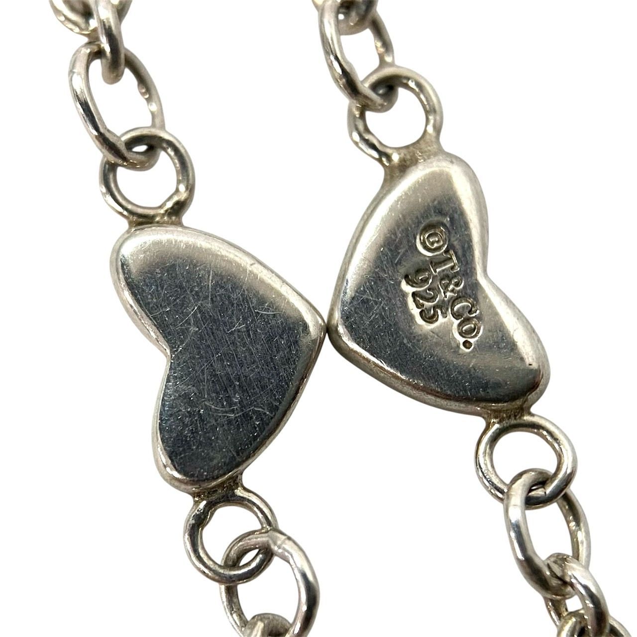 TIFFANY&Co.】ハートリンク ラリアット ブレスレット SV925 SILVER