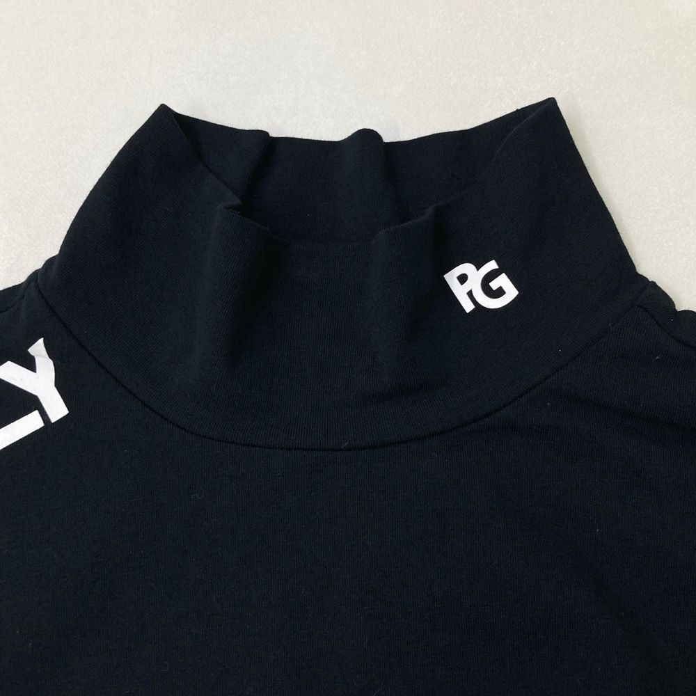 サイズ：0 PEARLY GATES パーリーゲイツ 2024年モデル ハイネック 長袖Tシャツ  ブラック系 [240101499687] ゴルフウェア レディース ストスト サイズ：0 PEARLY GATES パーリーゲイツ 2024年モデル