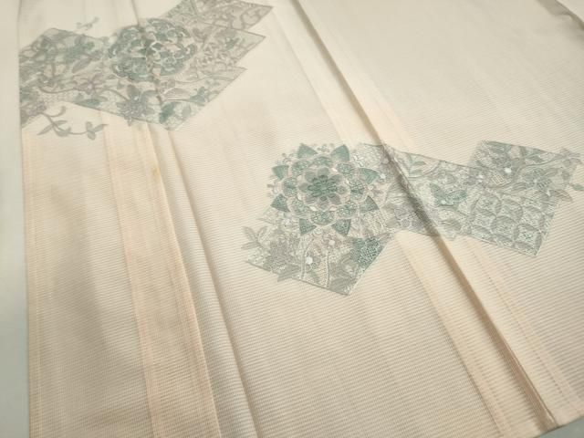 中国三大刺繍　スワトウ刺繍　総刺繍　訪問着　暈し染め　正絹　逸品　汕頭刺繍　付下 平和屋着物□中国三大刺繍 スワトウ刺繍 汕頭刺繍 訪問着 絞り