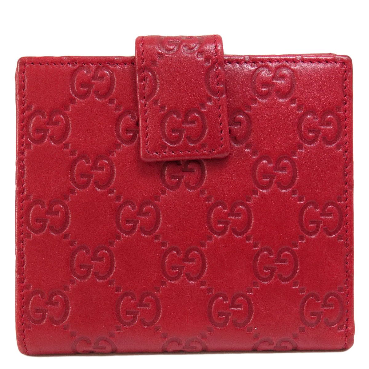 GUCCI グッチ 245727 GGシマ ラブリーハート 二つ折り財布（小銭入れ