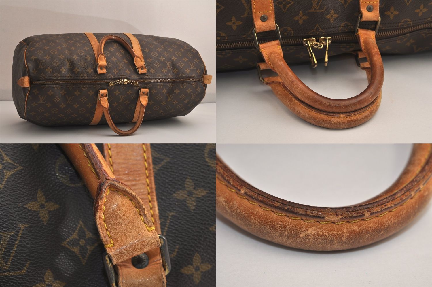LOUIS VUITTON ルイヴィトン モノグラム キーポル 55 トラベルボストン