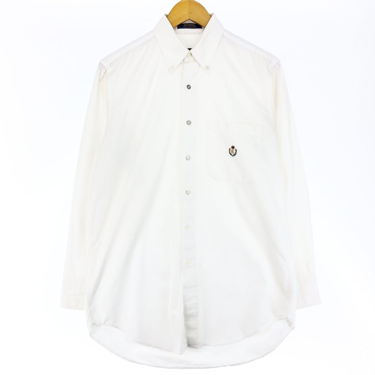 古着 90年代 ラルフローレン Ralph Lauren CHAPS チャップス 長袖 ボタンダウンシャツ メンズM ヴィンテージ/eaa433385