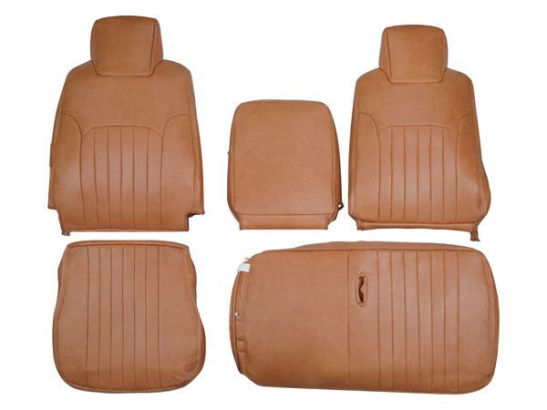 いすゞ エルフ NNR85 NNS85 NPR85 NPS85系 6型 1.65t～4.0t ワイドキャブ用 ヴィンテージブラウン レザー シートカバー 1708