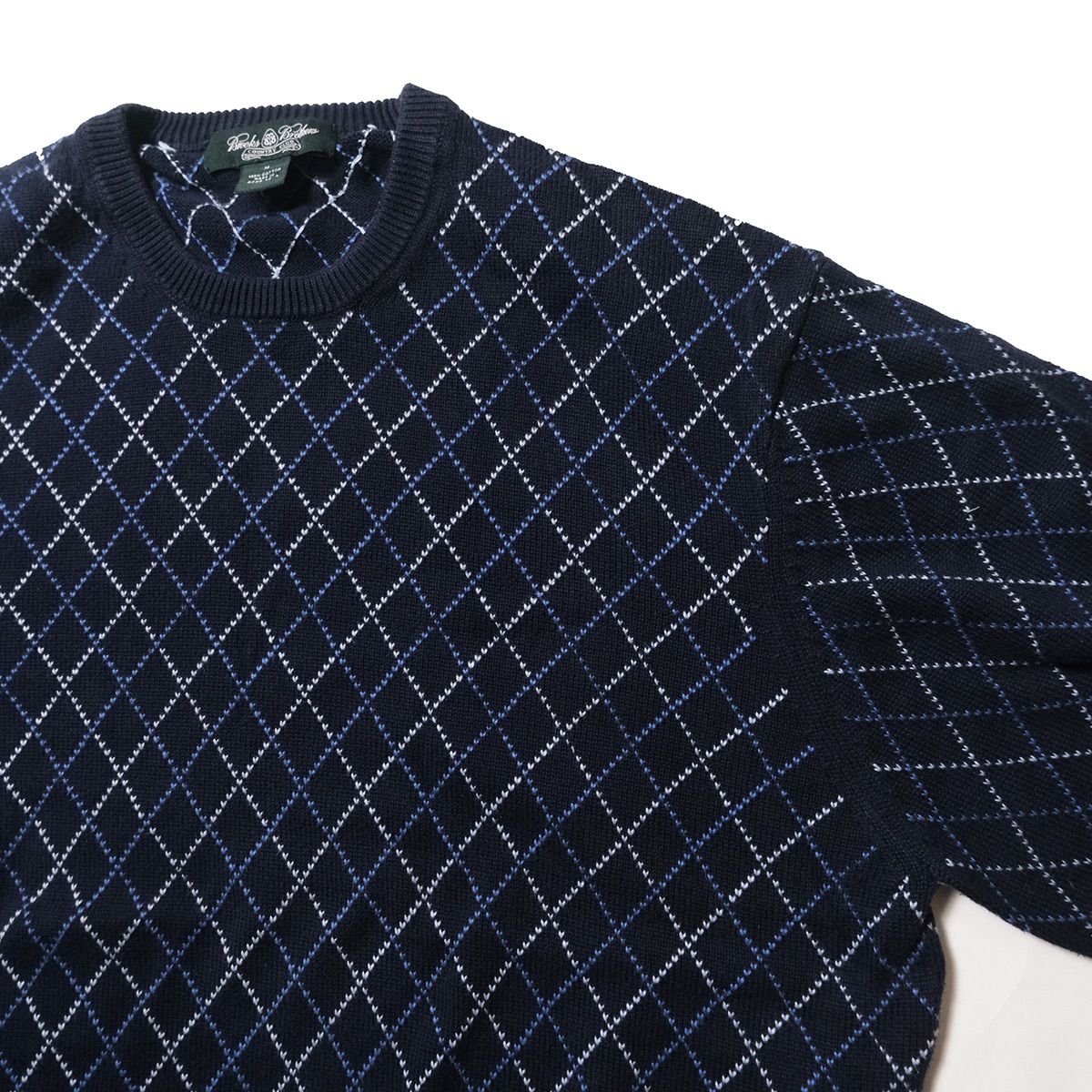 古着 ブルックスブラザーズ Brooks Brothers 346 アーガイル柄 Vネック
