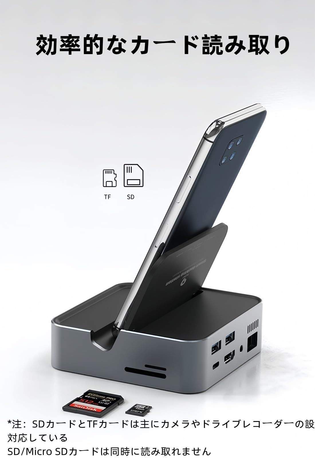 スマホをパソコン化する新発想 9-in-1多機能拡張ハブ