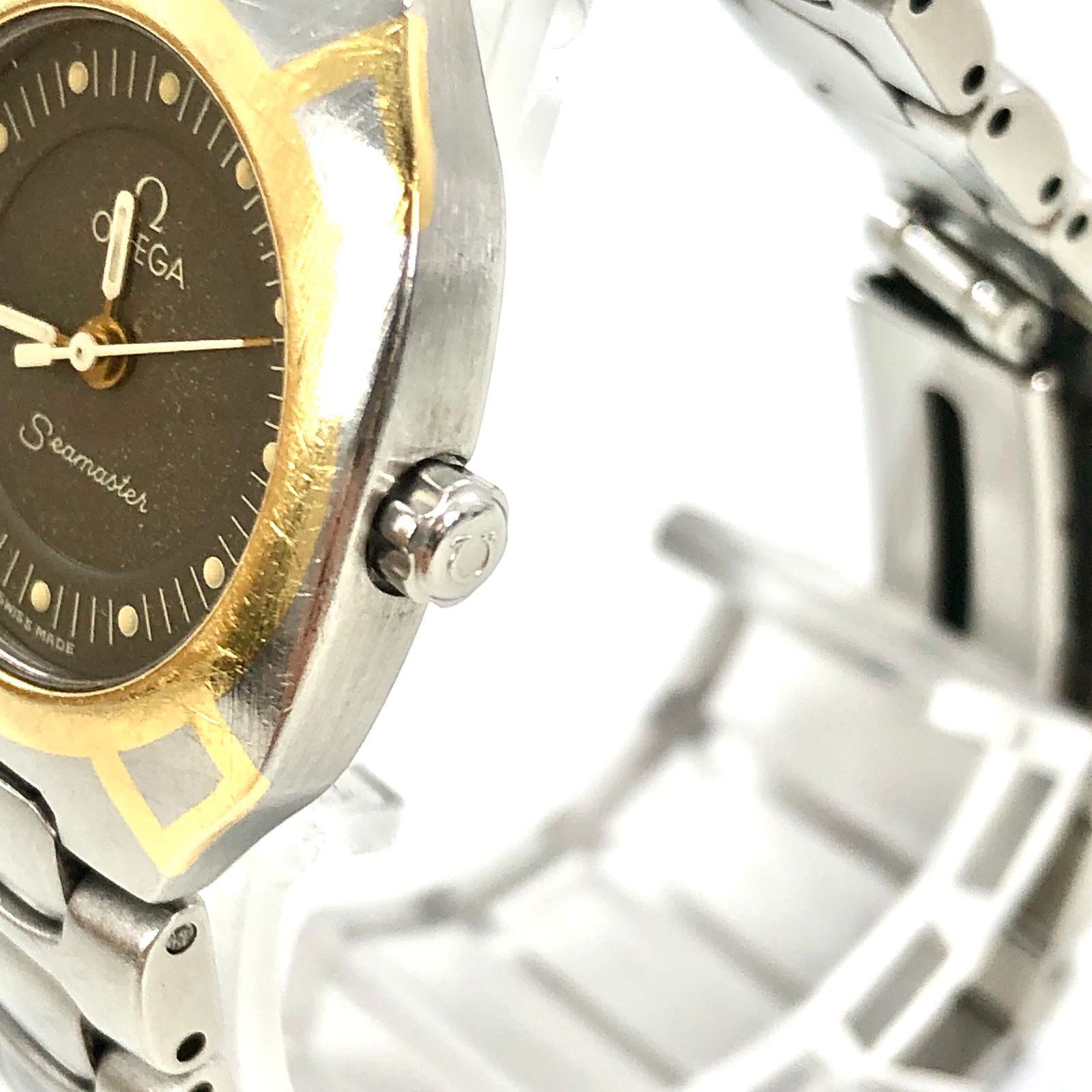 OMEGA Seamaster オメガ シーマスター ポラリス レディース腕時計 SS