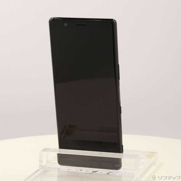品〕 Xperia 5 128GB ブラック J9260 SIMフリー【198】 ショップ 中古