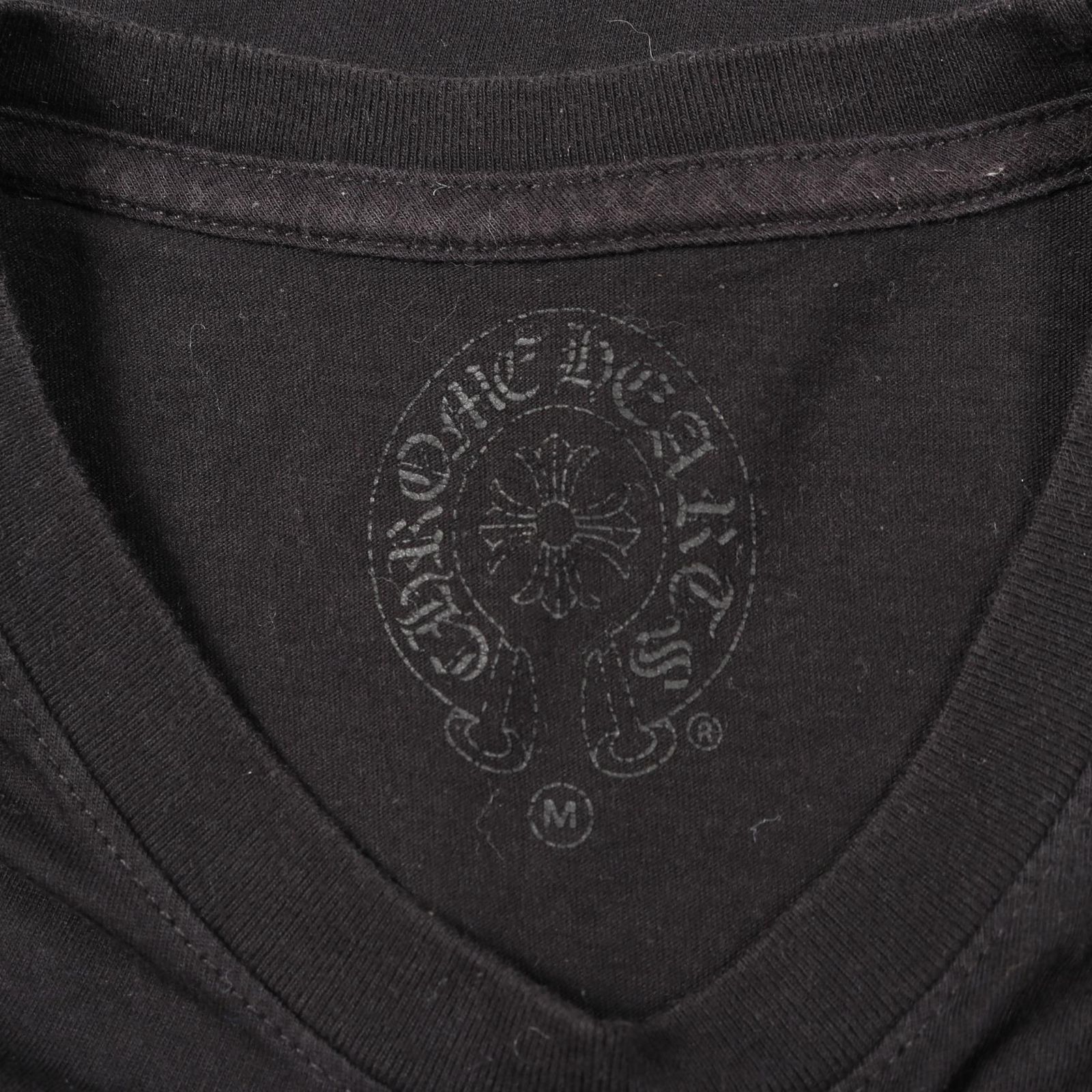 在庫少★送料無料♪【CHROME HEARTS】サイドフレイム Tシャツ クロムハーツ CHROME HEARTS カットソー サイドフレイムプリント
