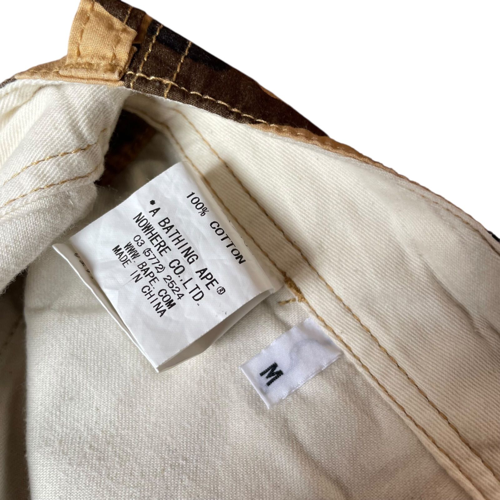 z1399【美品】A BATHING APE アベイシングエイプ ハーフパンツ