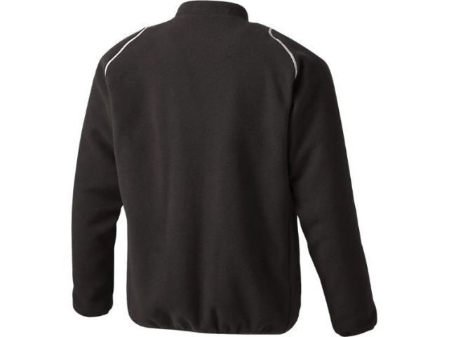 asics アシックス FLEECE JACKET ブラック L BAW210 90 | スポーツ 運動 衣類 衣料品 服 ウエア ウェア アパレル 野球 ベースボール アウター トップス 男性 メンズ フリース 長袖 ロングスリーブ 防風