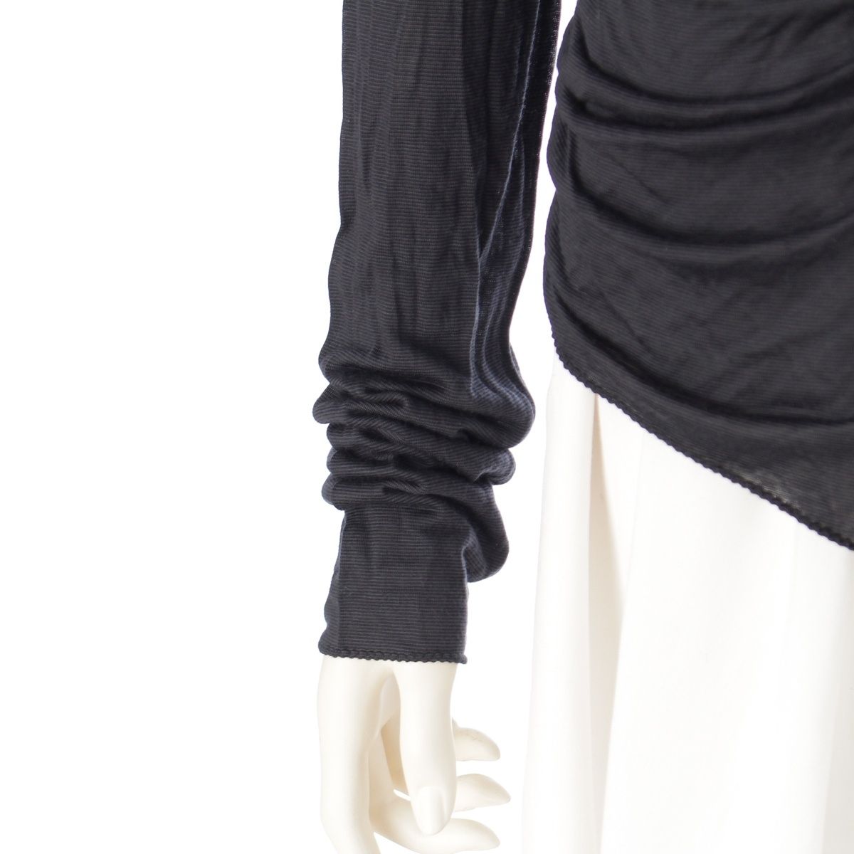  グッチ 2004年 S 春夏 コルセット ギャザー トップス ブラック M その他 トップス