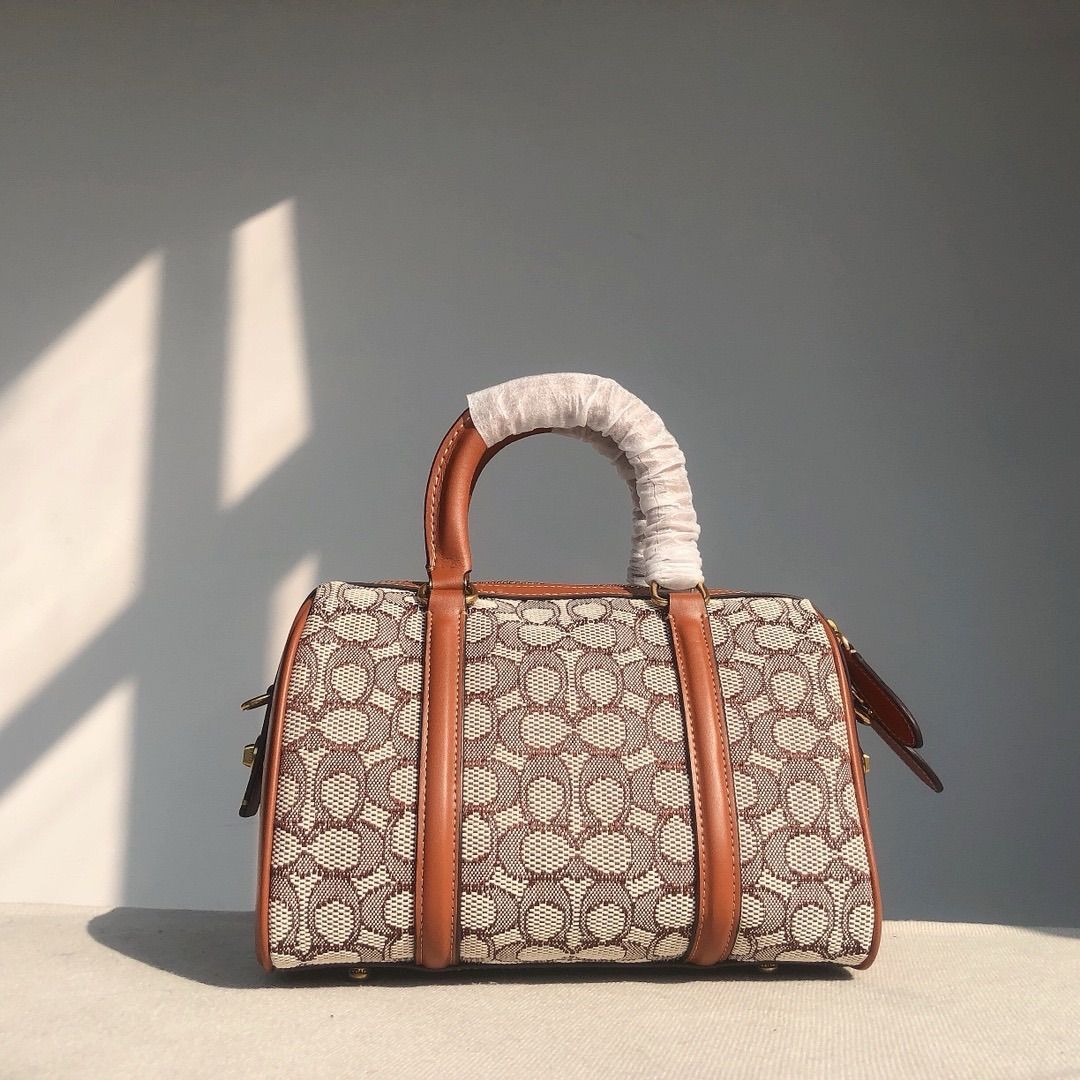 COACH C8529 ルビー サッチェル 25 シグネチャー テキスタイル ジャカード ハンドバッグ ショルダーバッグ 手提げバッグ レディース  クロスボディー アウトレット品 - メルカリ