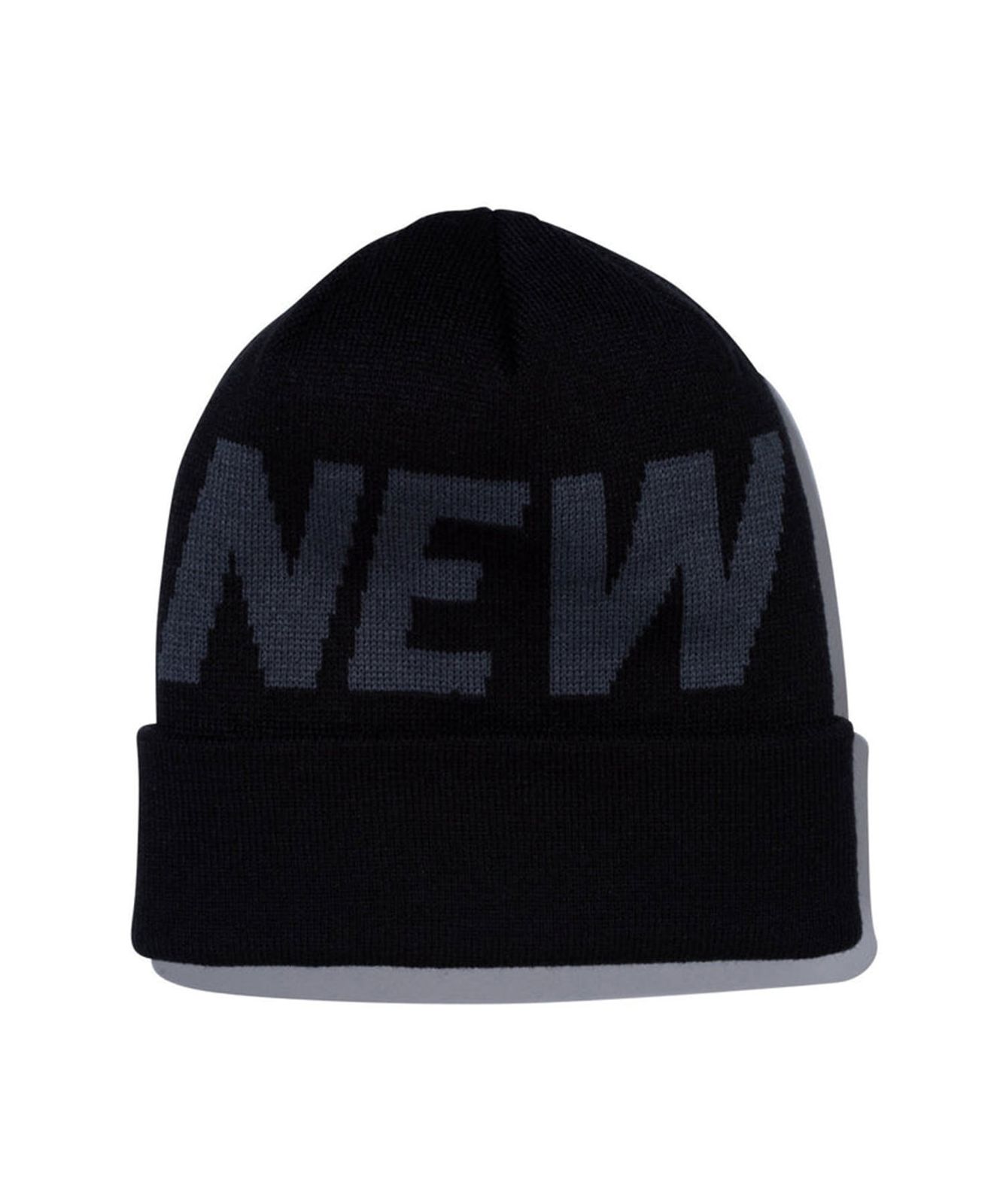 【ムラスポ公式】新品 NEW ERA ニューエラ ビーニー ベーシック カフニット Billboard ブラック × チャコール 13751387