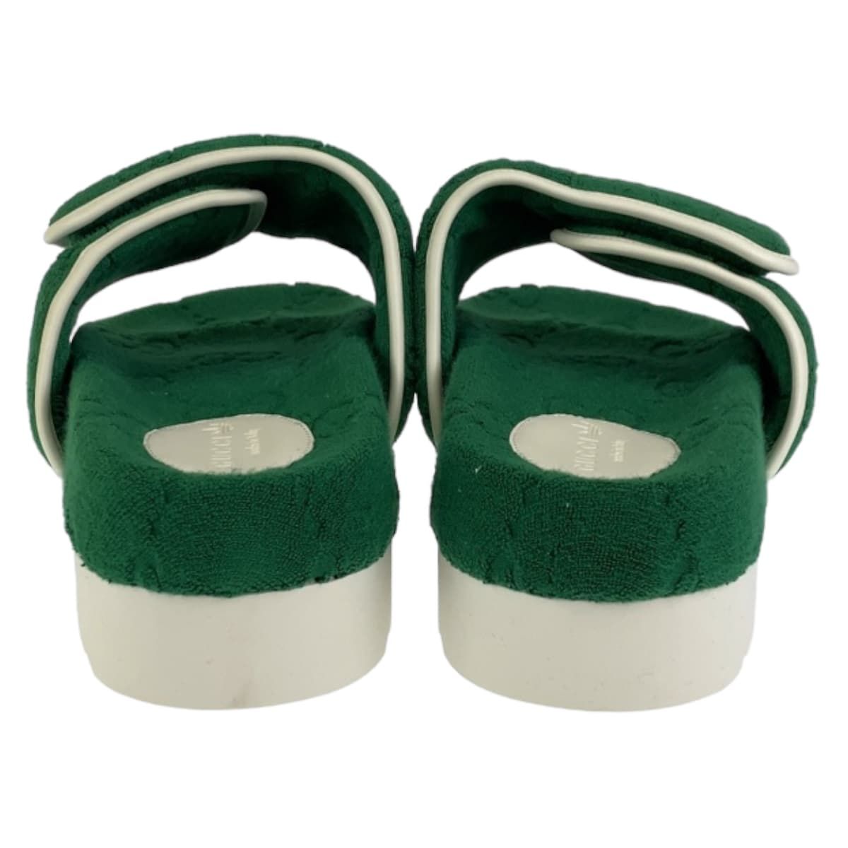 新品未使用 GUCCI グッチ adidas×GUCCI グリーン 緑 ホワイト ラバー 