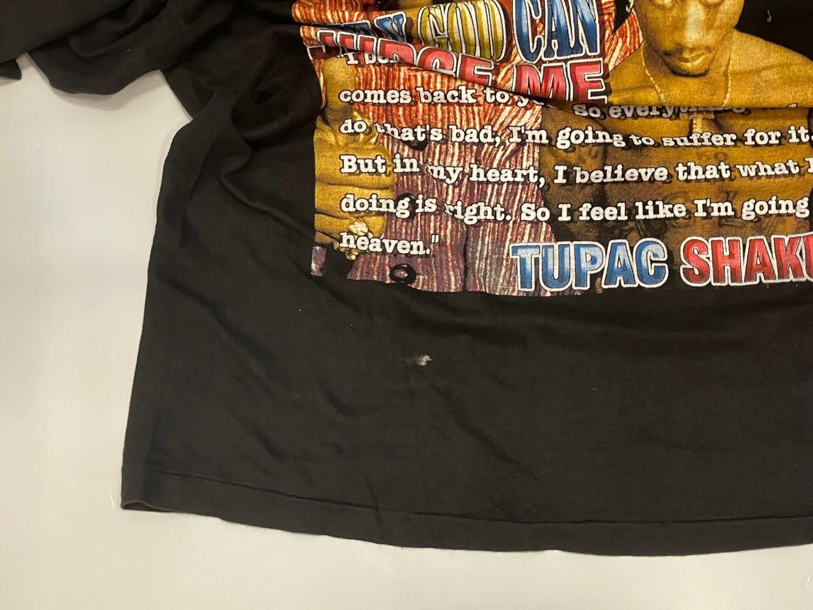 ラップTシャツ RAP-T Vintage Hip Hop Tupac 2PAC SHAKUR ONLY