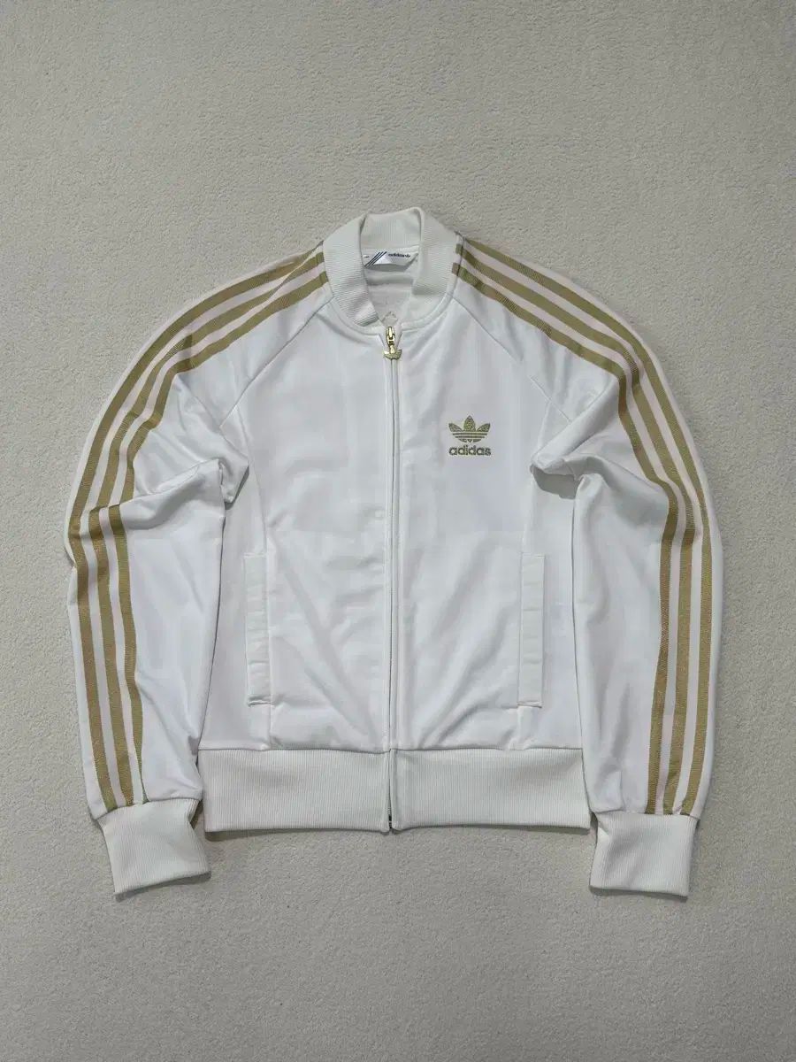 adidas アディダス ファイヤーバード 後ろロゴ 白 ゴールド 白い ホワイトボーン ジャージ 85
