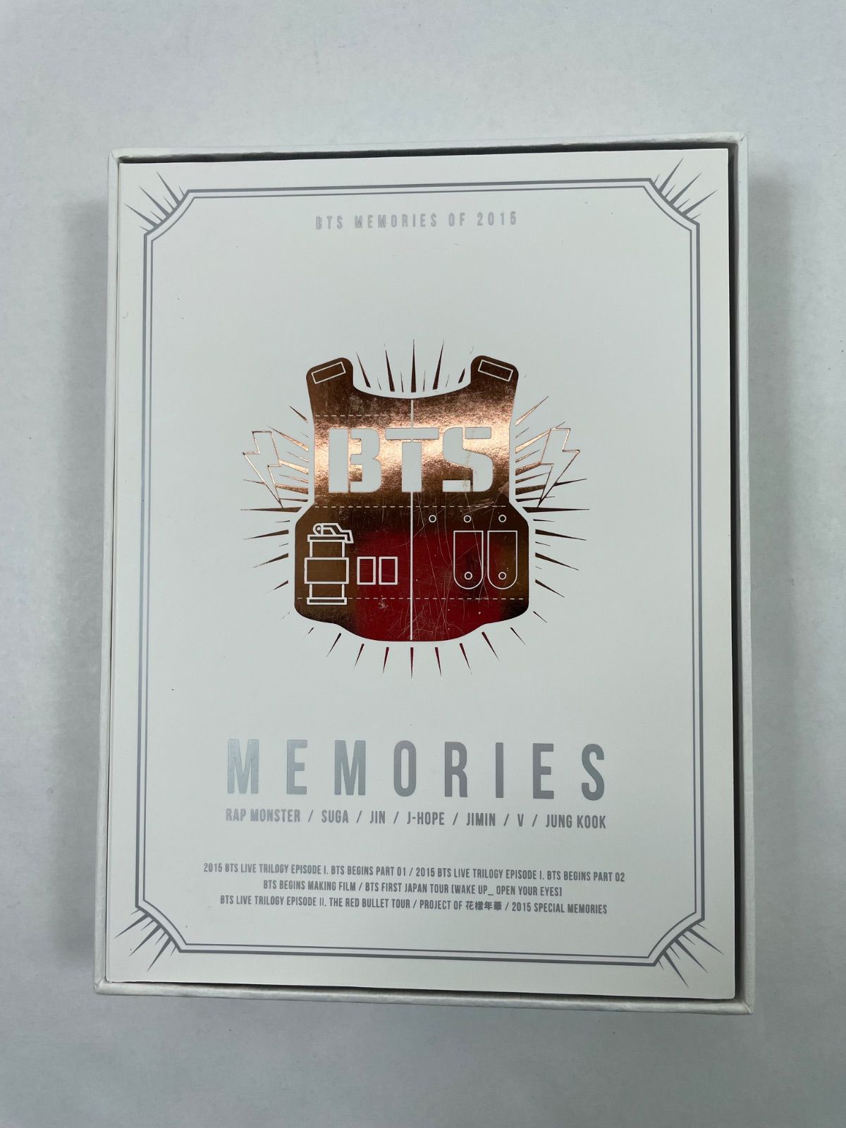 A1809・BTS MEMORIES 2015 フォトブック付き DVD