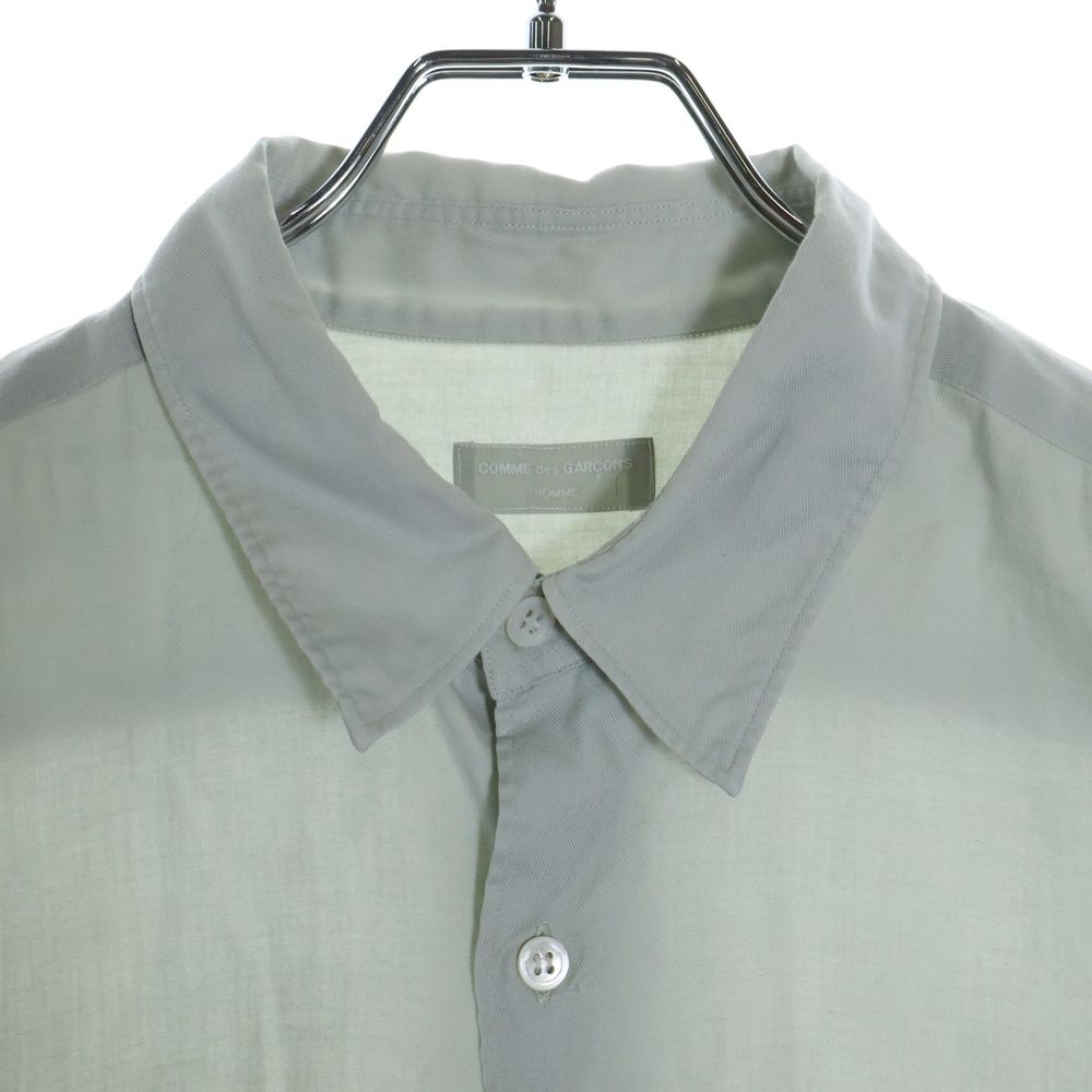 COMME des GARCONS HOMME コムデギャルソンオム 93AW 田中期 田中オム 銀タグ ロングスリーブ 長袖 プレーン シャツ グレー HE-030120 COMME des GARCONS HOMME (コムデギャルソンオム) 93AW 田中期 田中