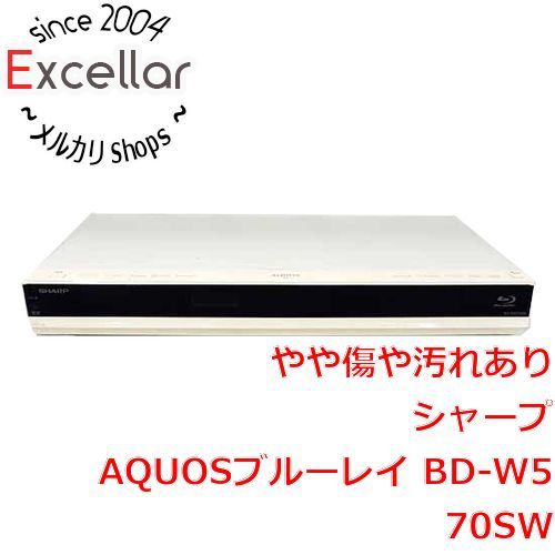 [bn:7] SHARP　AQUOS ブルーレイディスクレコーダー BD-W570SW　リモコンなし