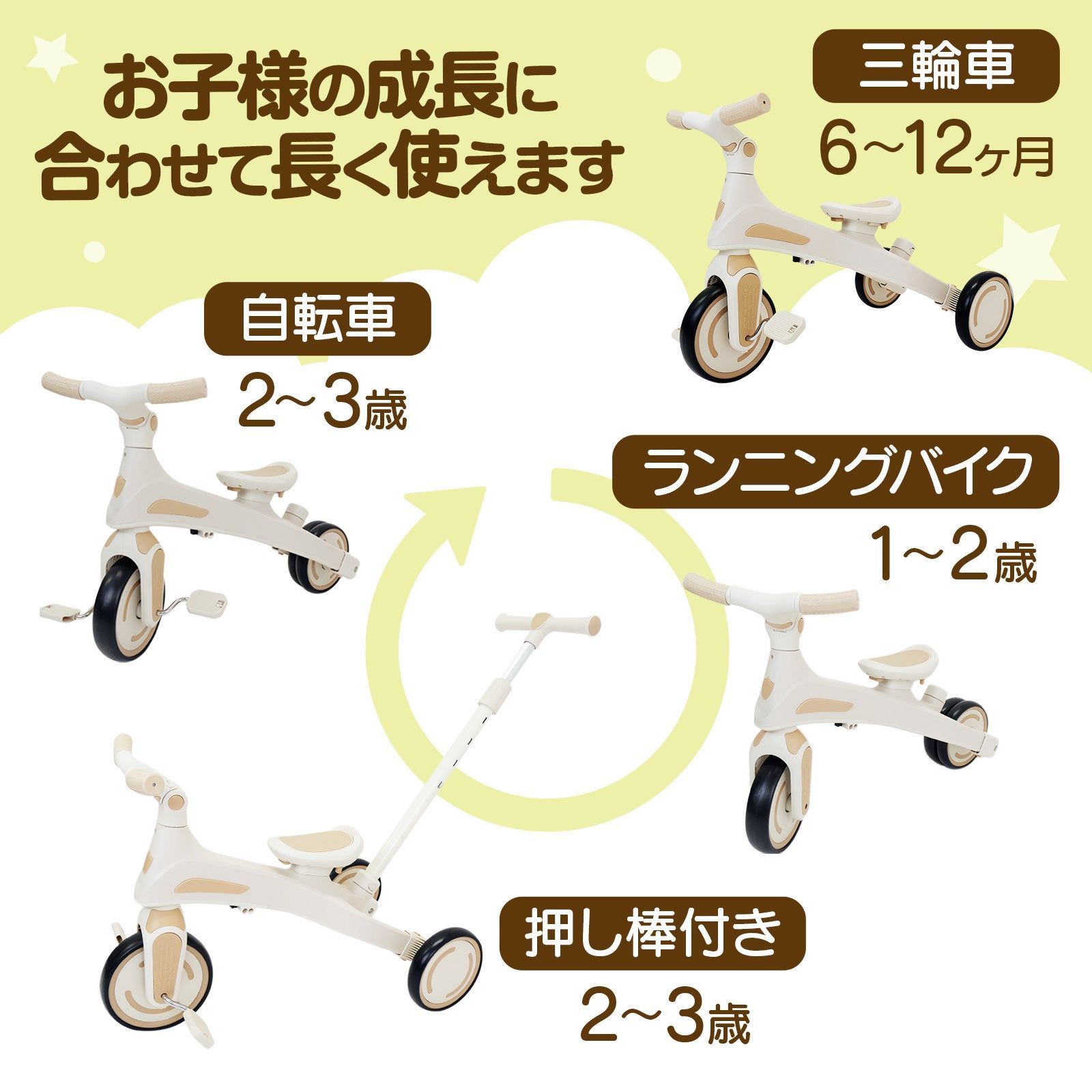 子ども用三輪車