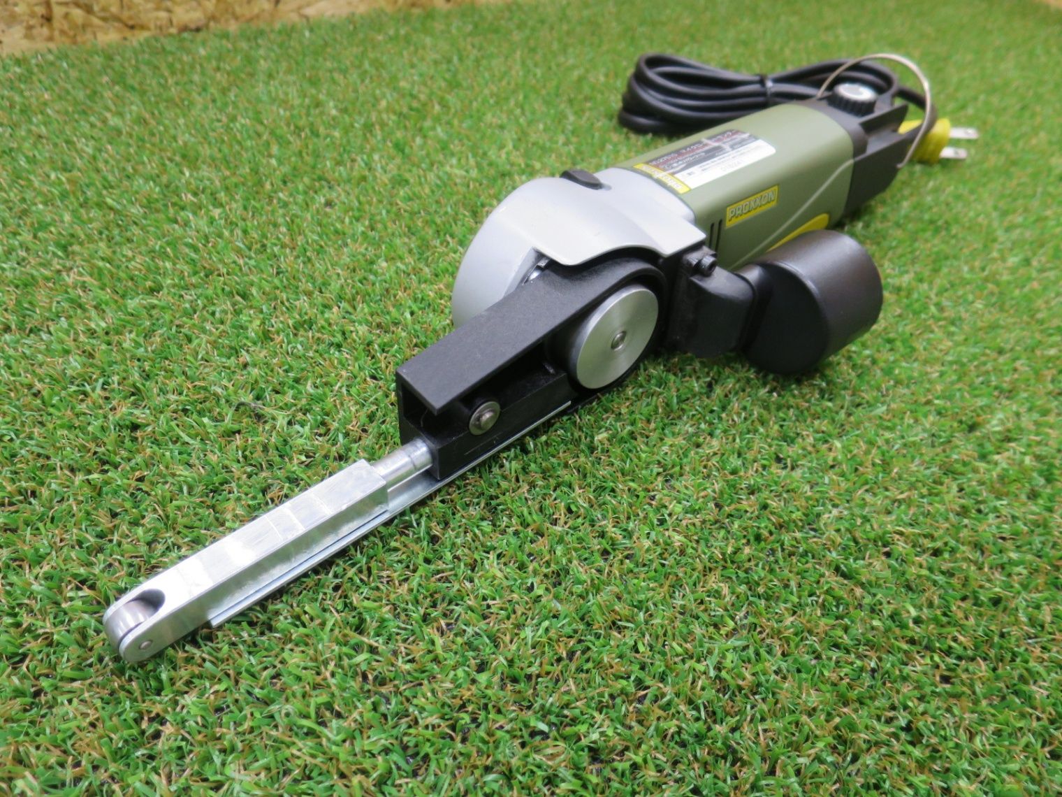 プロクソン PROXXON マイクロ ベルトサンダー ヘッド部 角度 調整 無断電子コントロール付 No.27510