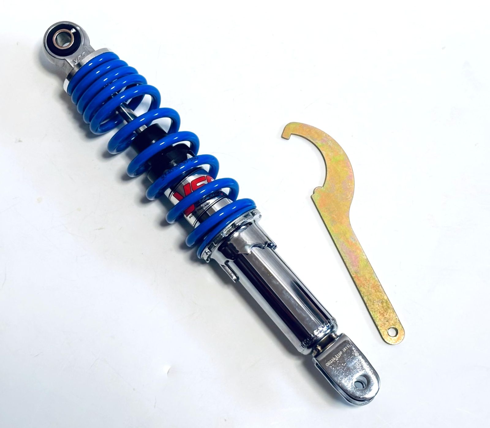 新品 YSS(ワイエスエス) リアサスペンション クローム/ブルー 310mm 5