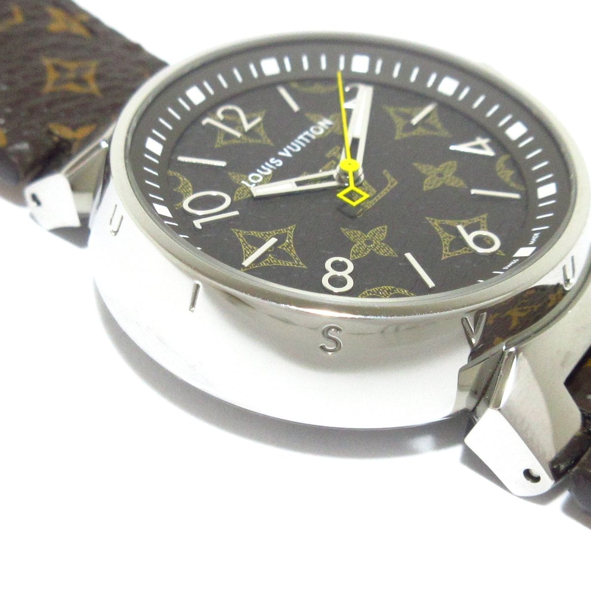 LOUIS VUITTON タンブール ナノモノグラムキャンバスストラップ LOUIS