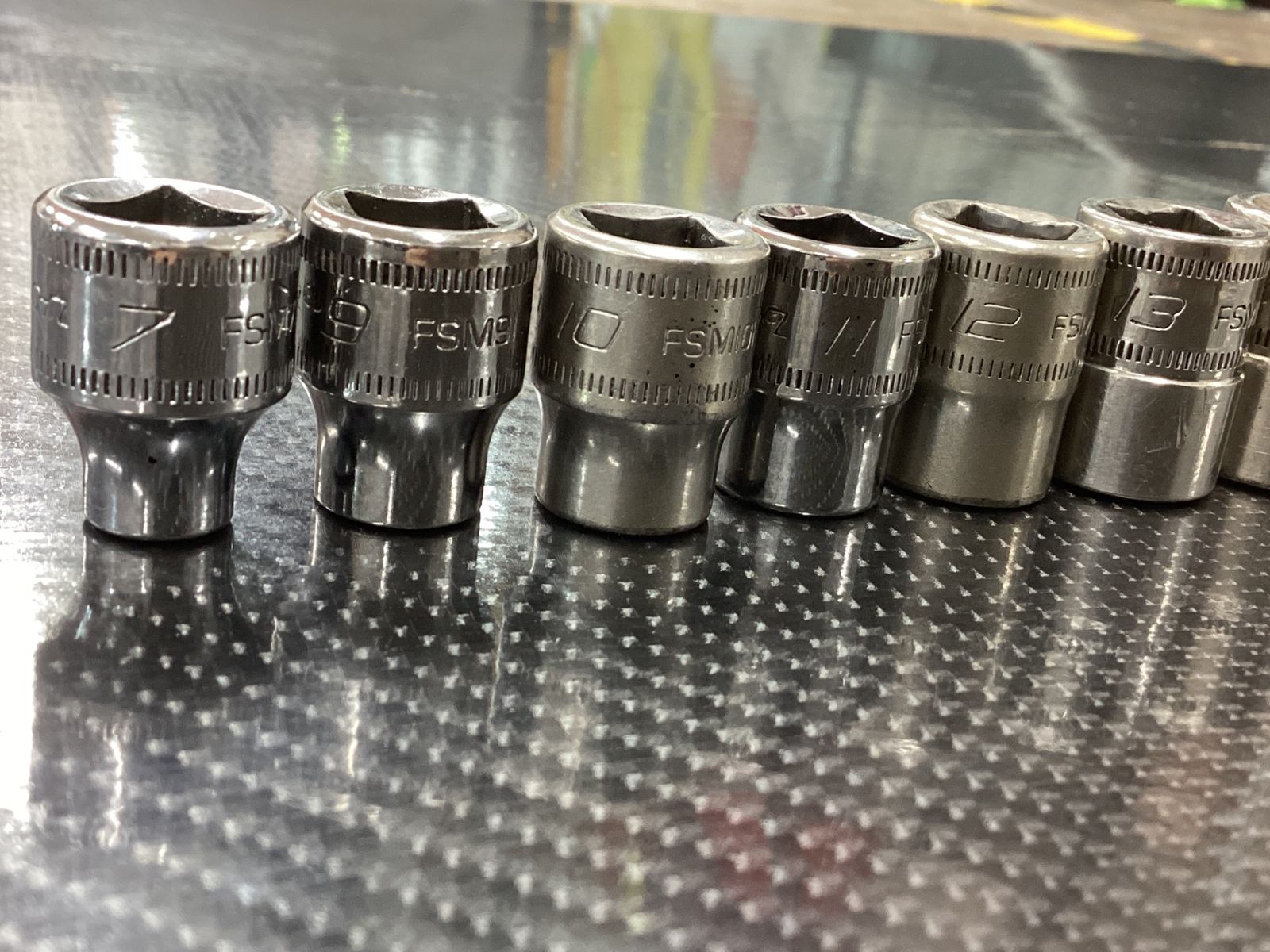 3|8シャローソケット12個セット♪FSM 7～24mm♪アクトツール富山店♪BR