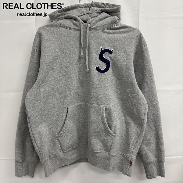 Supreme グレー フーディ ツノロゴ Supreme/シュプリーム【22AW】S Logo Hooded Sweatshirt 角/ツノ