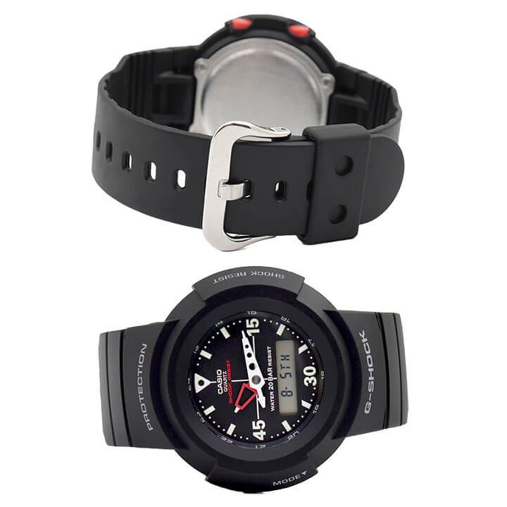 G-SHOCK ジーショック Gショック AW-500E-1E 腕時計 gショック メンズ アナログ アナデジ ブラック CASIO