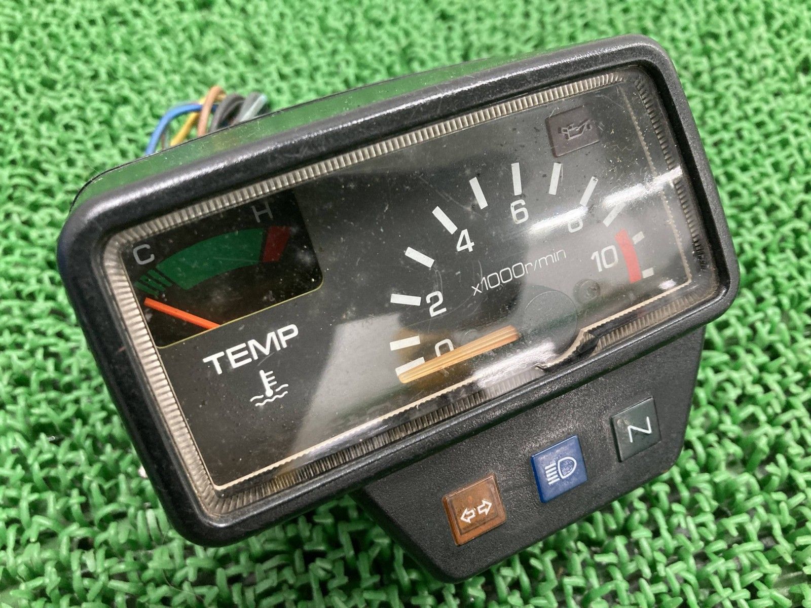 DT200R タコメーター ヤマハ 純正 バイク 部品 37F 修復素材に コケキズ無し 品薄 品 車検 Genuine 46