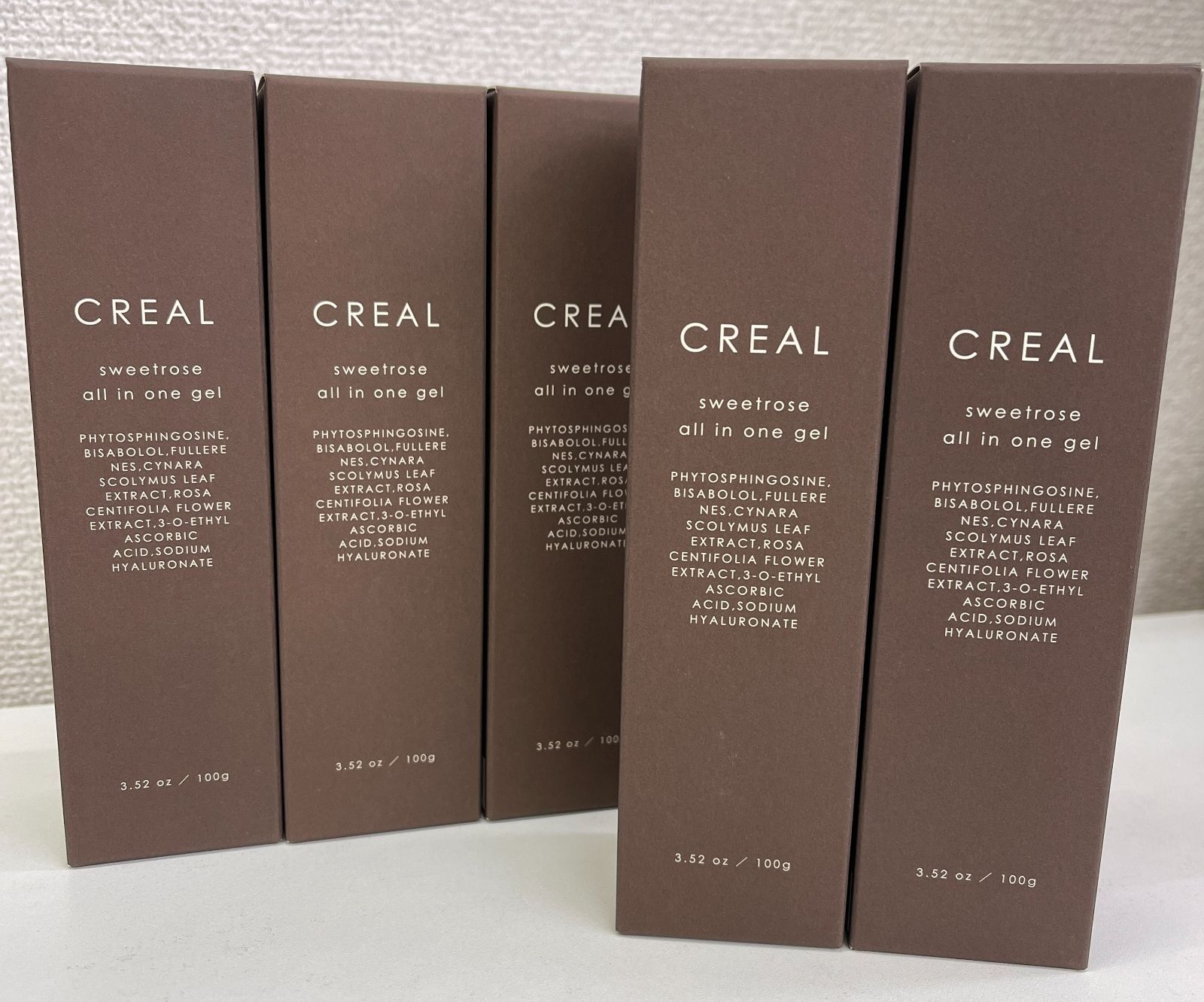 ☆CREALクレアル☆スウィートローズオールインワンゲル（美容ゲル）5本 