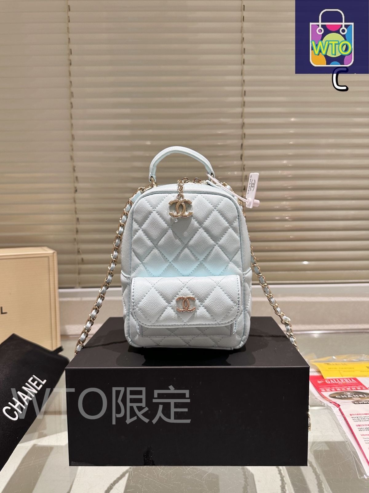 Mini ダブルショルダーバッグ-WT