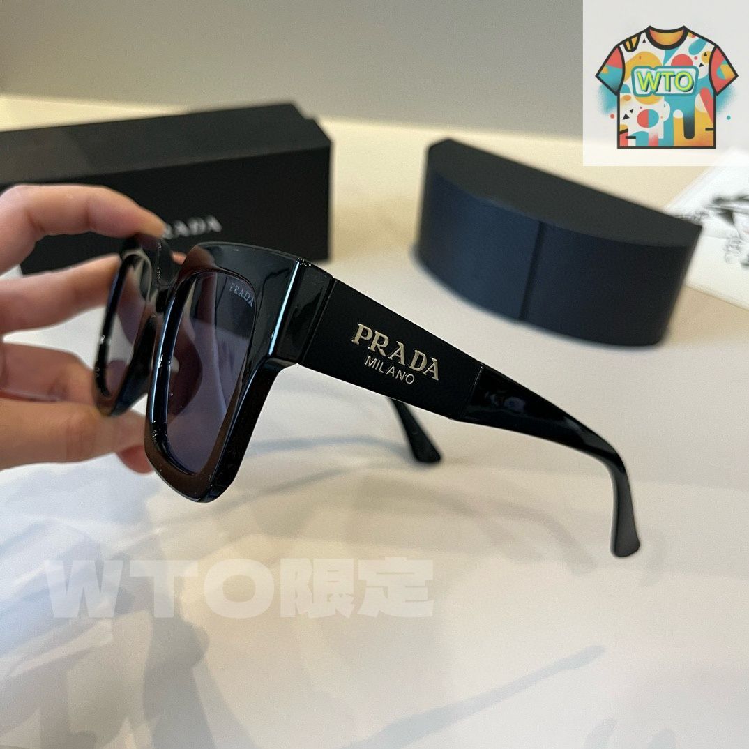 PRADA_サングラス(外箱見つかりました( Ꙩꙩ ) 中古・古着通販】PRADA (プラダ) サングラス ブラック サイズ:55