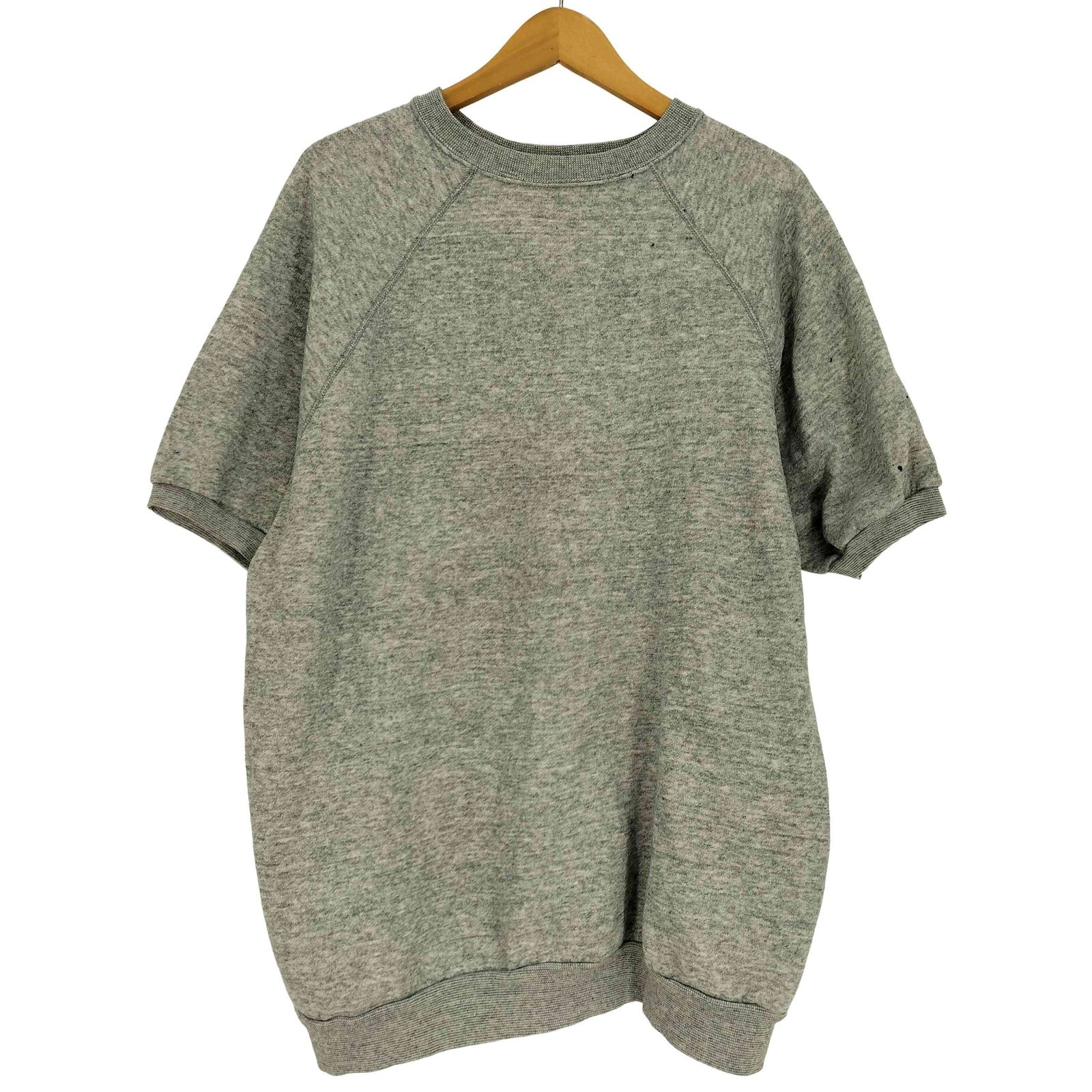 ユーズドフルギ USED古着 ラグランスリーブ クルーネック スウェット Tシャツ メンズ 表記無 
