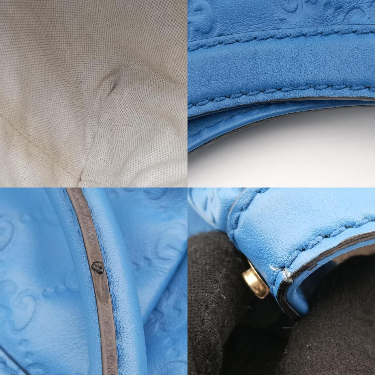グッチGucciスーキーブルーレザー211944G8895163