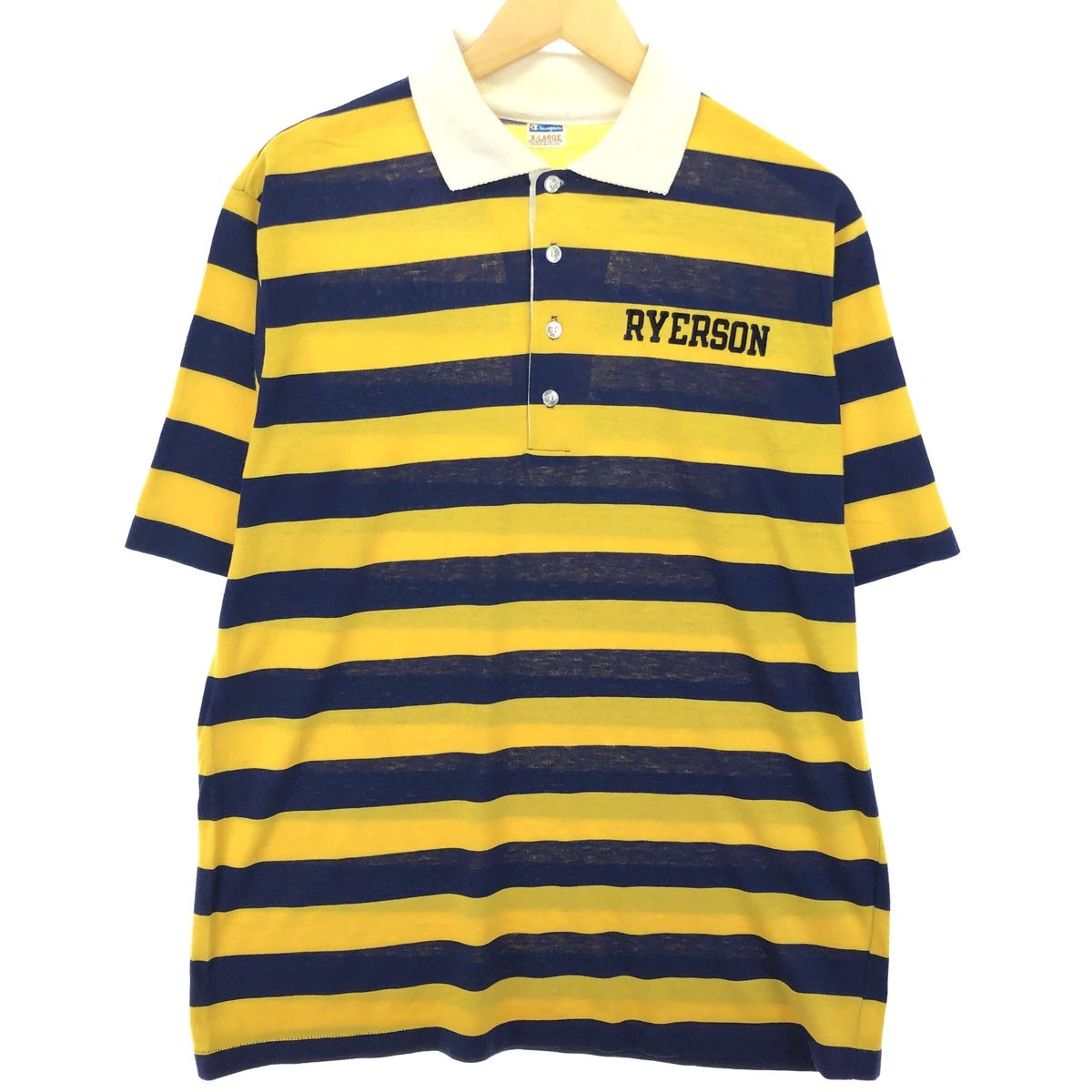 古着 70年代 チャンピオン Champion バータグ 半袖 ボーダー