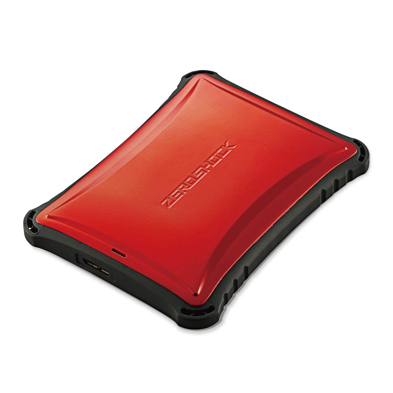 エレコム 外付けSSD 250GB ポータブル USB3.2(Gen2) PS5/PS4(メーカー動作確認済) 耐衝撃 ZEROSHOCK レッド ESD-ZSA0250GRD [レッド] [250GB]