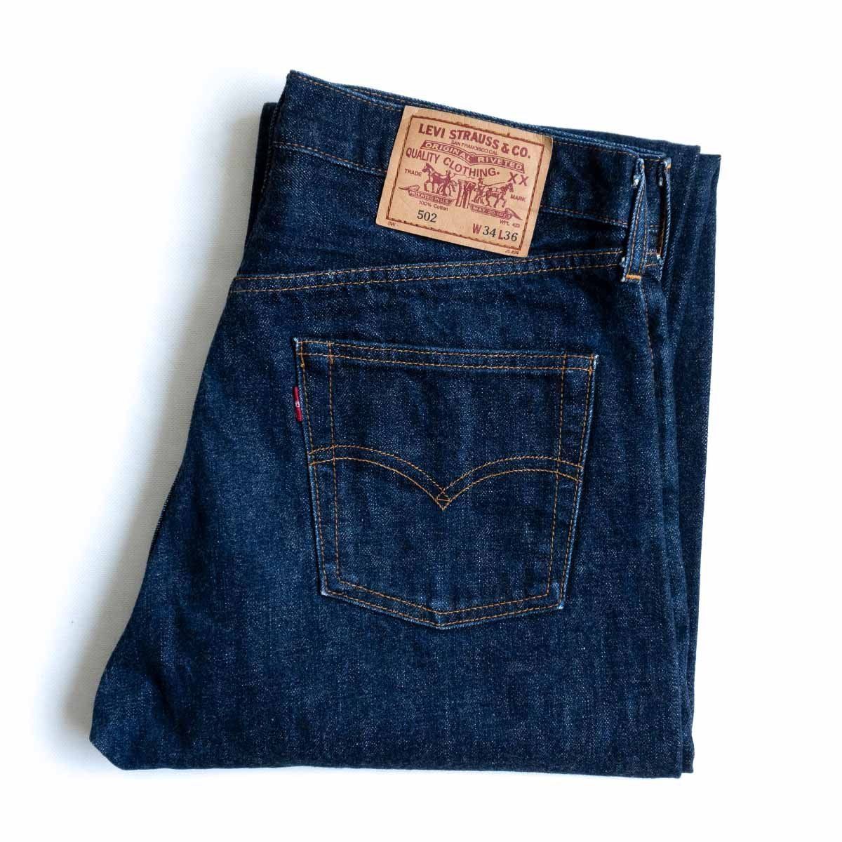 美品】 LEVI'S 【 502 BIG E デニムパンツ 】34×36 インディゴ